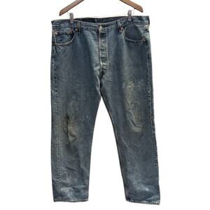1999 Levis 501 Jeans Mens 40x30 Denim Button Fly Made USA Straight Leg 90s 497